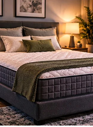 Purple Restore vs RestorePlus: 2-Inch vs 3-Inch GelFlex Grid editorial sleep-product image